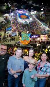 Dr. Hilton Gonçalo prestigia abertura do São João de Bacabeira