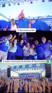 Convenção oficializa candidatura de Vinicius Vale e reúne multidão em Barreirinhas