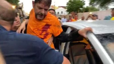 Senador Cid Gomes é baleado em meio a um protesto de policiais