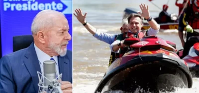 “Quando teve a cheia na Bahia o presidente estava passeando num jet ski”, lembra Lula