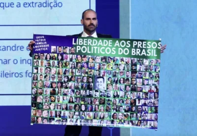 Eduardo Bolsonaro diz pela primeira vez que pode ser o Plano B em 2026, no lugar do pai inelegível