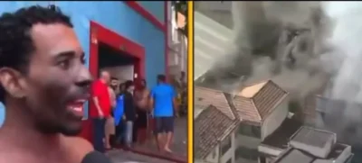 Incêndio de grandes proporções atinge fábrica de fantasias de carnaval no Rio (vídeos)