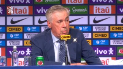 Ancelotti é apresentado como técnico da Seleção Brasileira e divulga primeira convocação