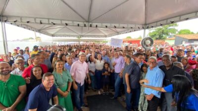 Prefeita Luciana Leocádio junto com o Governador Carlos Brandão entregam Estádio Lanchão revitalizado em Buriti Bravo