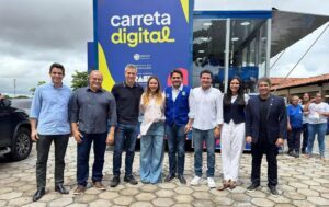 Natassia Weba participa do lançamento do Programa Carreta Digital e reforça compromisso com inclusão tecnológica