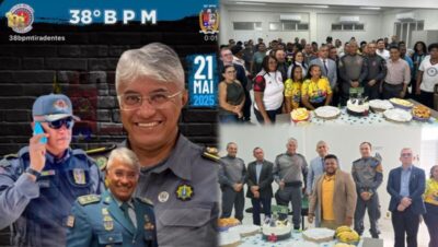 COMANDANTE DO 38º BATALHÃO TIRADENTES, TC MANOEL ALVES, É HOMENAGEADO EM ANIVERSÁRIO