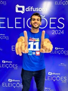 Gentil Neto brilha no debate da TV Difusora e destaca-se com projetos concretos