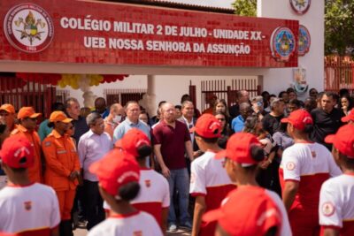 Em Guimarães, Othelino participa de inaugurações de obras ao lado de Brandão