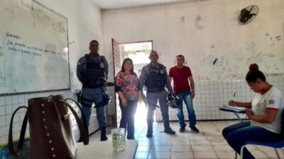 Polícia Militar realiza palestra com estudantes do povoado Leite, zona rural de Itapecuru-Mirim/MA