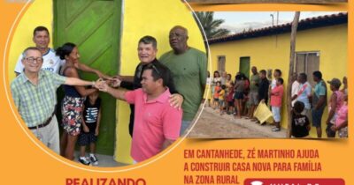REALIZANDO SONHOS: Em Cantanhede, Zé Martinho ajuda a construir casa nova para família na zona rural