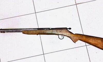 Polícia apreende arma usada por homem para ameaçar a própria esposa em Itapecuru Mirim/MA.