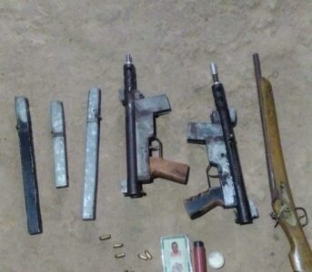 Esquadrão Águia apreende duas submetralhadoras com munições e carregadores em Itapecuru Mirim/MA.