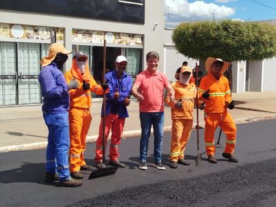 Porto Franco avança na recuperação de ruas com obras em parceria com o Governo Federal, por meio do DNIT