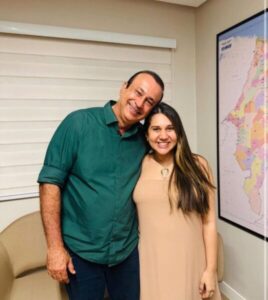 Bruna Pessoa se reúne com Marcus Brandão presidente estadual do MDB em São Luís para importantes alinhamentos políticos
