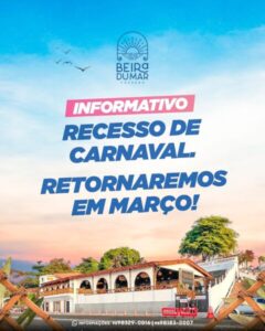 O Casarão Beira Du Mar fará uma pausa estratégica nos dias de Carnaval