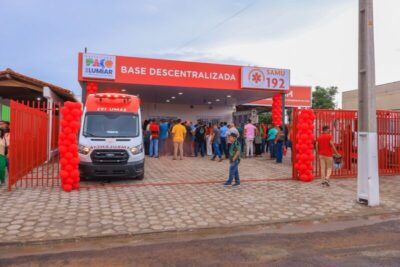 Fred Campos entrega nova Base do SAMU em Paço do Lumiar