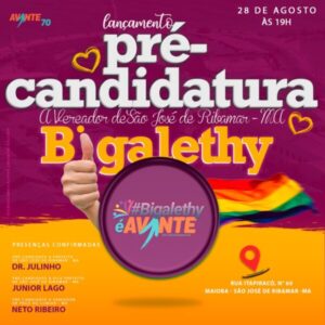Ai que badalo! Bigalethy vai entrar com tudo em São José de Ribamar