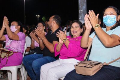 Prefeita Paula leva espetáculo ao encerramento do “Agosto Lilás, em Paço do Lumiar