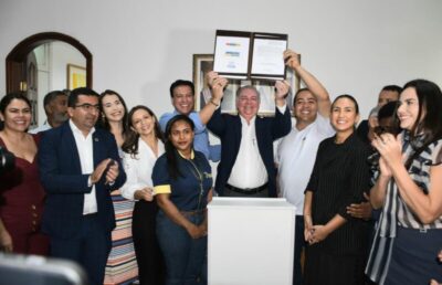 Vice-governador Felipe Camarão participa de assinatura do Termo de Cooperação para Regularização Fundiária em Imperatriz