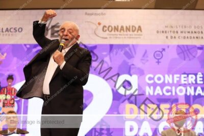 Ao lado de Silvio Almeida, Lula defende direito à indignação diante de injustiças contra crianças e adolescentes em Conferência