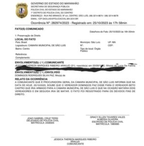 Vereador é denunciado por supostamente ameaçar matar colegas e se matar