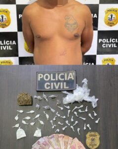 Polícia Civil de Miranda do Norte prende casal reincidente no tráfico de drogas em operação no bairro Novo
