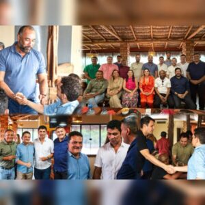 CLÁUDIO CUNHA REFORÇA APOIO A ROBERTO COSTA NA CORRIDA PELA PRESIDÊNCIA DA FAMEM