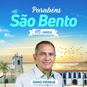 Dino Penha presta homenagens a São Bento e orienta a população a se prevenir