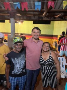 Vereador Brasil participa do encerramento do festejo de São Sebastião em São João dos Patos