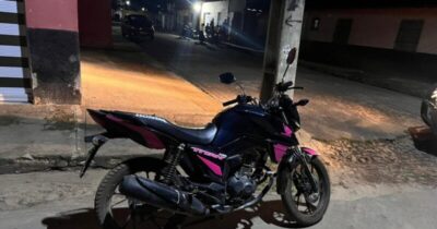 Roubo de moto e registrado no bairro Aviação Itapecuru Mirim/MA.