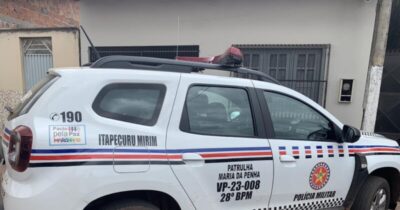 Homem é preso pela Força Tática suspeito de ameaçar e agredir a própria mãe em Itapecuru Mirim/MA.