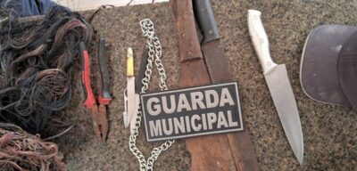 Itapecuru-Mirim/MA: Homem é preso em flagrante pela Guarda Municipal por suspeita de furtar fios de uma residências.
