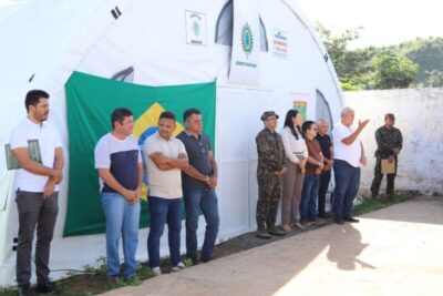 Exército realiza entrega de escola revitalizada em Arame após Operação Araribóia