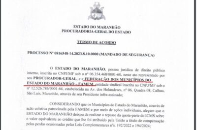 FAMEM assina contrato idêntico ao do Sinproesemma e quer destinar recursos dos municípios para escritórios de advogados