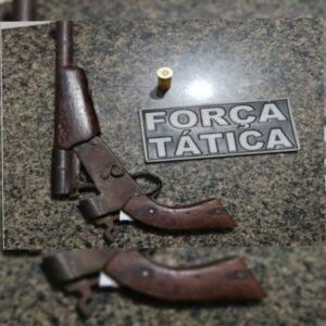 Polícia Militar prende homem por disparo em via pública e ameaça a pessoas no povoado Orozimbo