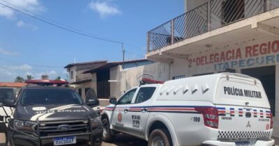 Itapecuru-Mirim/MA:Homem é preso pela Policia Militar após agredir a companheira e a sogra com uma faca.