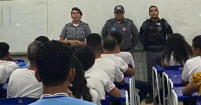 PM do 28° BPM de Itapecuru participaram da Eletiva em Escola Estadual que teve como tema “SEGURANÇA PÚBLICA: ESCREVENDO UMA NOVA HISTÓRIA”.