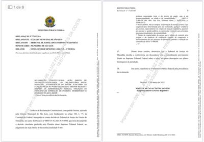 MPF identifica erro do TJ-MA e dá parecer favorável à Câmara de São Luís contra remanejamento recursos a Braide