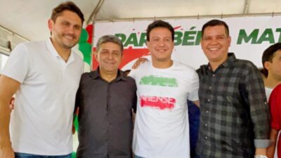 Felipe Camarão participa das festividades de 76 anos de Matinha e recebe título de cidadão matinhense