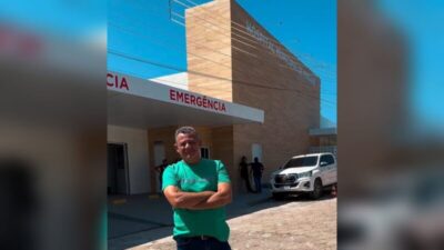 Prefeito Dr Alexandre Colares mostra um pouco da estrutura do Hospital Municipal de Pindaré durante visita