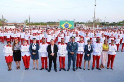 Corpo de Bombeiros promove formatura de 324 alunos do Colégio Militar 2 de Julho