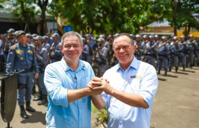 Brandão reforça parceria com Rafael durante entrega de viaturas e…