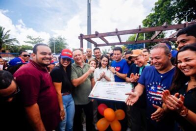 Brandão e Fred Campos realizam entregas dos 100 dias de gestão em Paço