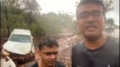 Prefeito de São Pedro dos Crentes sofre acidente de carro
