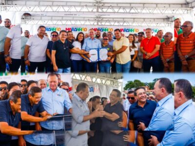 Jota Pinto participa da solenidade de autorização do início das obras para ligação de São João Batista e Anajatuba