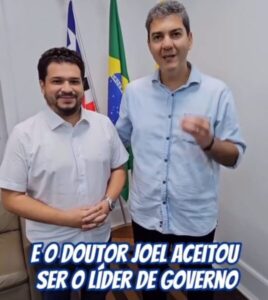 Braide anuncia Dr. Joel como líder do seu governo na Câmara de São Luís