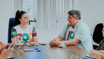 Secretária Natassia Weba e presidente da FAPEMA discutem projetos para o setor de ´Ciência e Tecnologia´