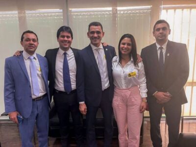 Prefeito de Passagem Franca e vice cumprem agenda em Brasília em busca de recursos