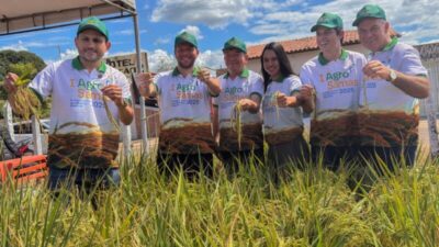 Em feira do Agronegócio, Juscelino Filho garante agenda em Brasília para potencializar cultivo de arroz em São Mateus e região