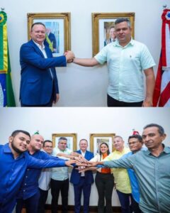 Prefeito Daniel Castro e todo seu grupo político participam de reunião com governador Carlos Brandão e consegue benefícios para nova Iorque-MA